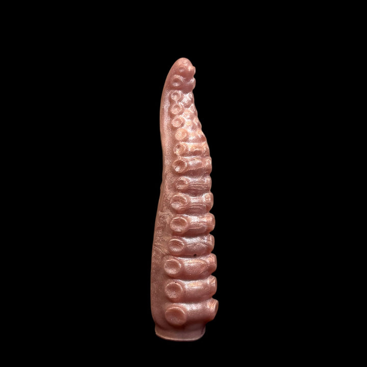OD148 - Tentacle Bullet Vibe Sleeve I - Soft Firmness  - Colour Rose Gold