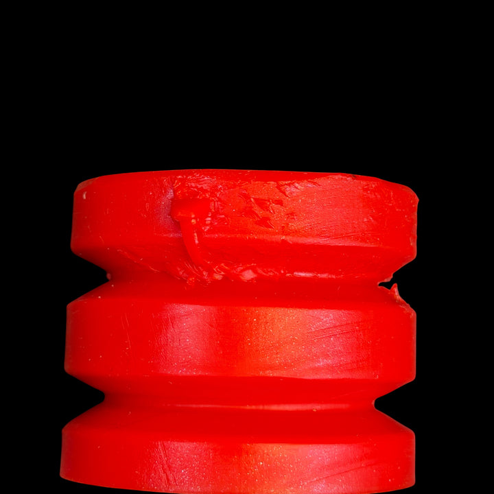 OD162 - Double Sided Suction Cup - Medium Firm - Colour Devil Red UV