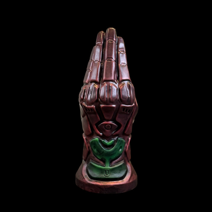 OR90 - Sentinel Fist - Size Small 8" - Soft Firmness - Colour Life On Mars, Odyssey Black & Toxic Green