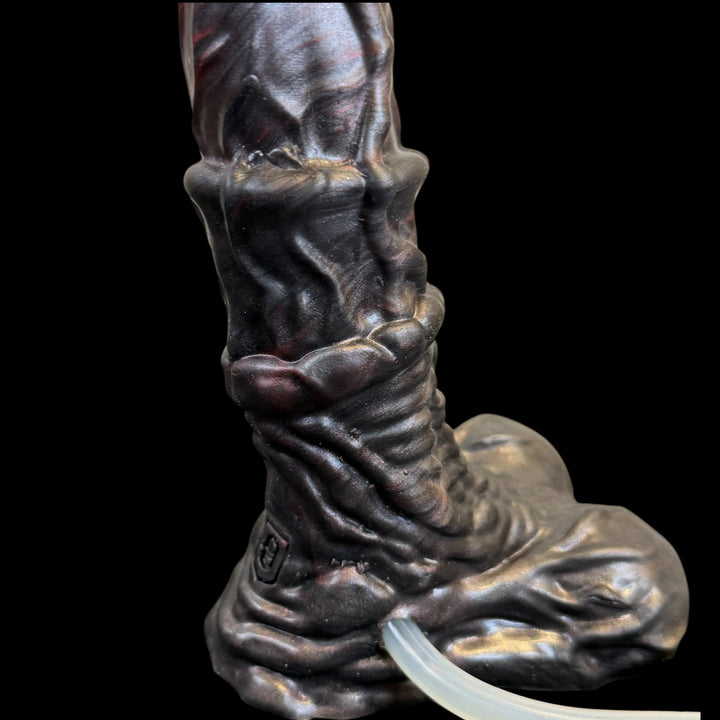 OD164 - Ejaculating Venom Steed - Size Small 7" -  Soft Firmness - Colour Life On Mars & Odyssey Black