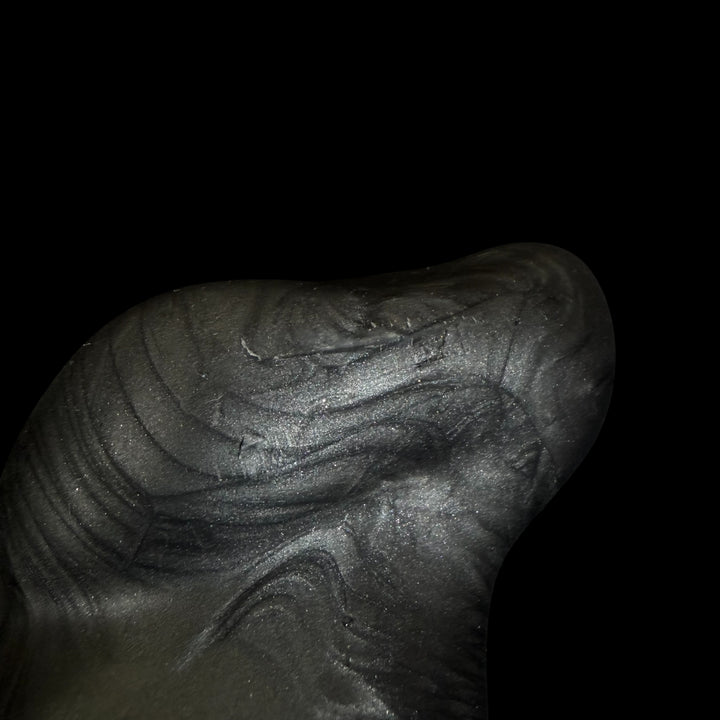 OD170 - Axel Knotted Dildo  - Size Medium 8" - Medium Firm Firmness - Colour Odyssey Black