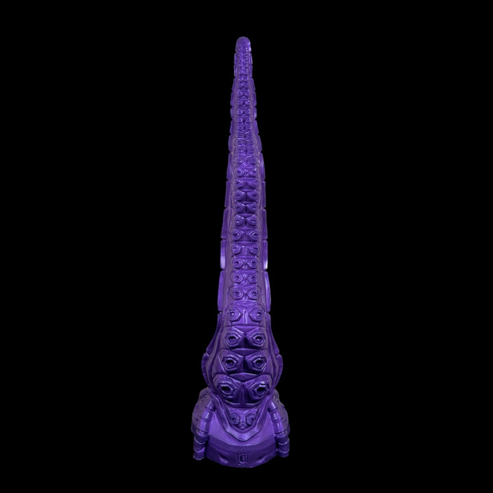 OD175 - The Sentinel - Anal Depth Training Dildo  - Size Small 12" - Extra Soft Firmness - Colour Purple Pearl