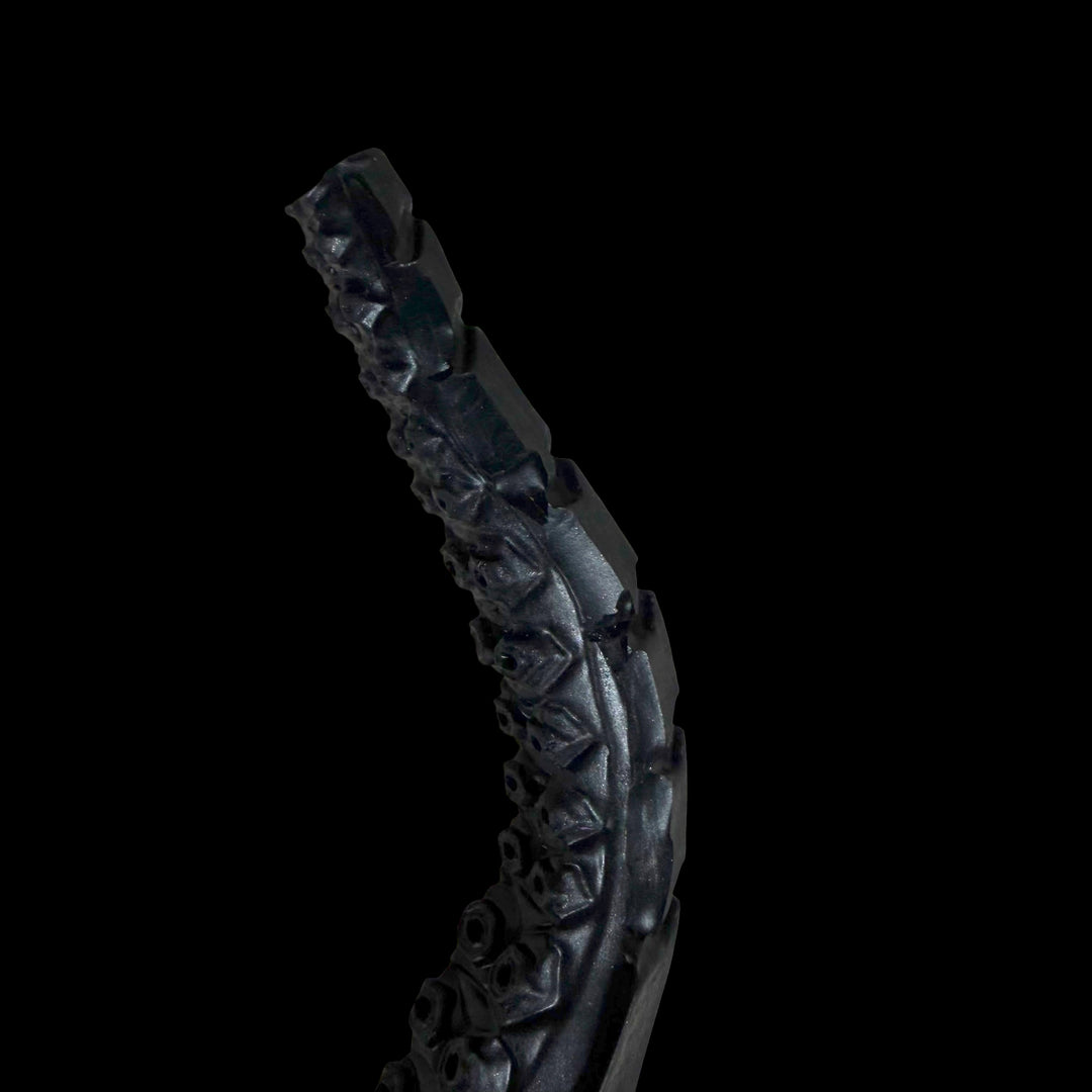 OD177 - The Sentinel Anal Depth Training Dildo  - Size Large 21" - Soft Firmness - Colour Odyssey Black