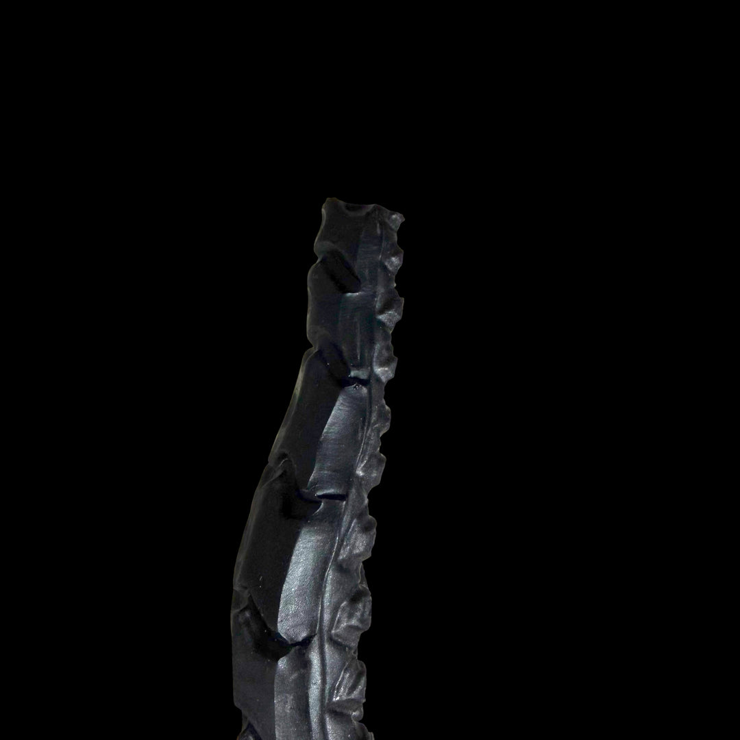 OD177 - The Sentinel Anal Depth Training Dildo  - Size Large 21" - Soft Firmness - Colour Odyssey Black