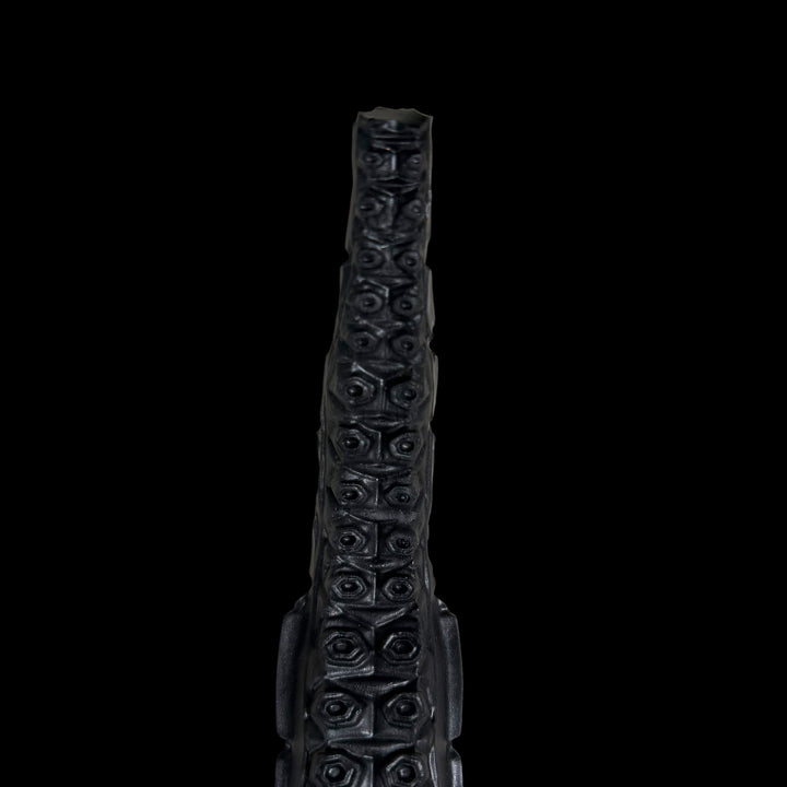 OD177 - The Sentinel Anal Depth Training Dildo  - Size Large 21" - Soft Firmness - Colour Odyssey Black
