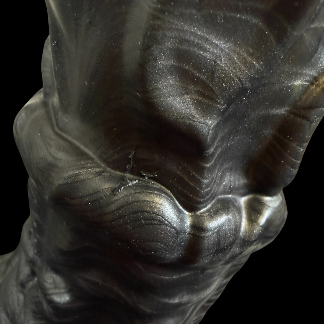 OD189 - Ejaculating Venom Steed Dildo - Size Large 12" - Soft Firmness - Odyssey Black