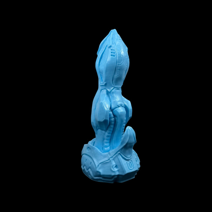OD192 - Sentinel Dildo - Size Small 6.5" - Soft Firmness - Odyssey Blue