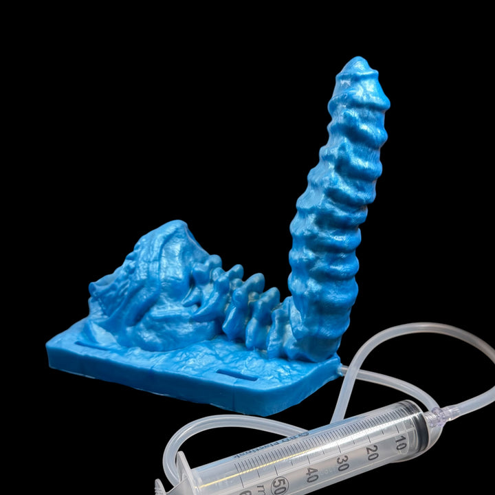OD203 - Xarath Ejaculating Wand Grinder - Extra Soft Firmness  - Colour Reefs Water