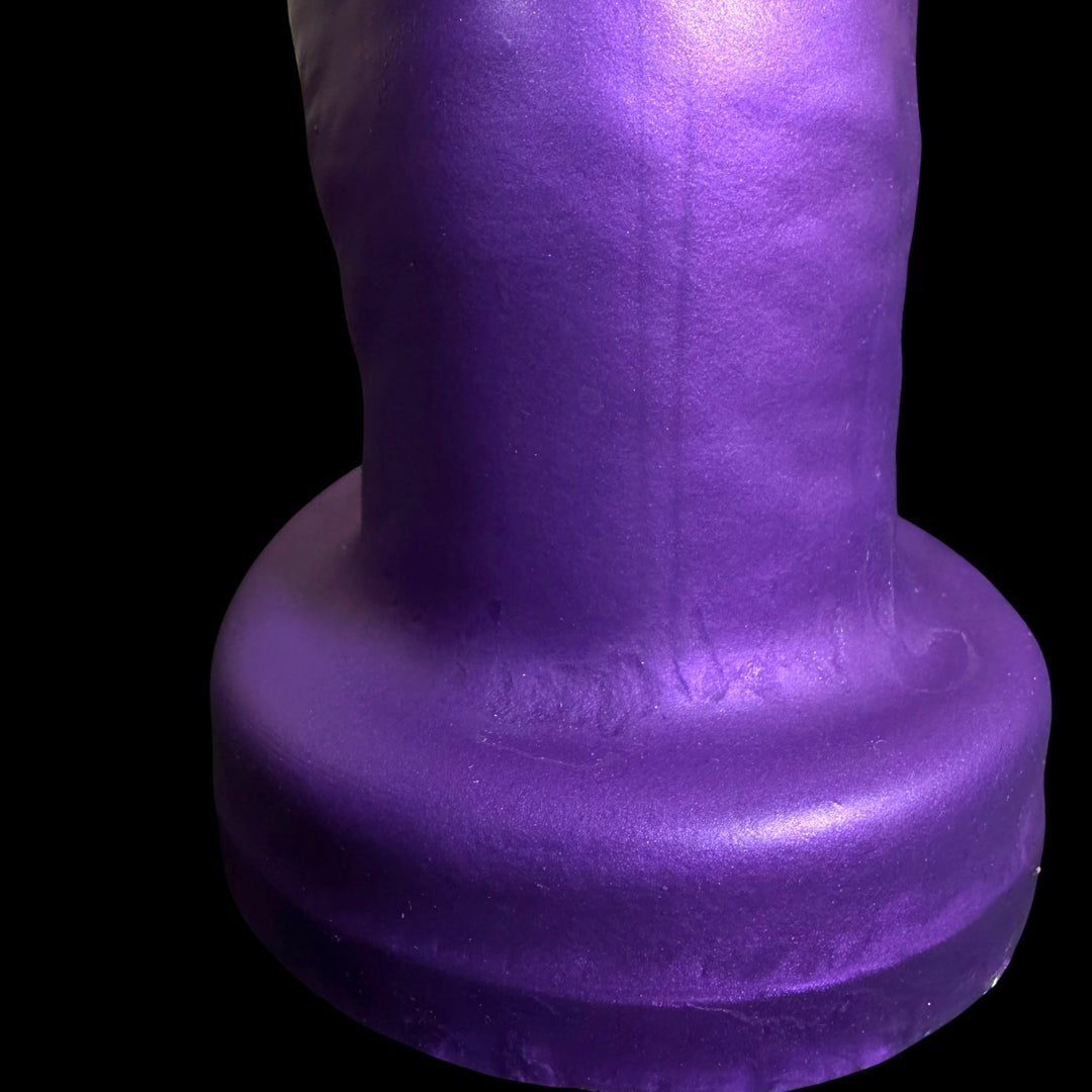 OD207 - Hugo Dual Density Dildo - Size Medium 8" - Colour Purple Pearl