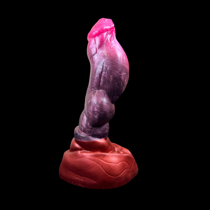 OD213 - Centaur Dildo - Size Medium 8"  - Soft Firmness - Mixed Colours