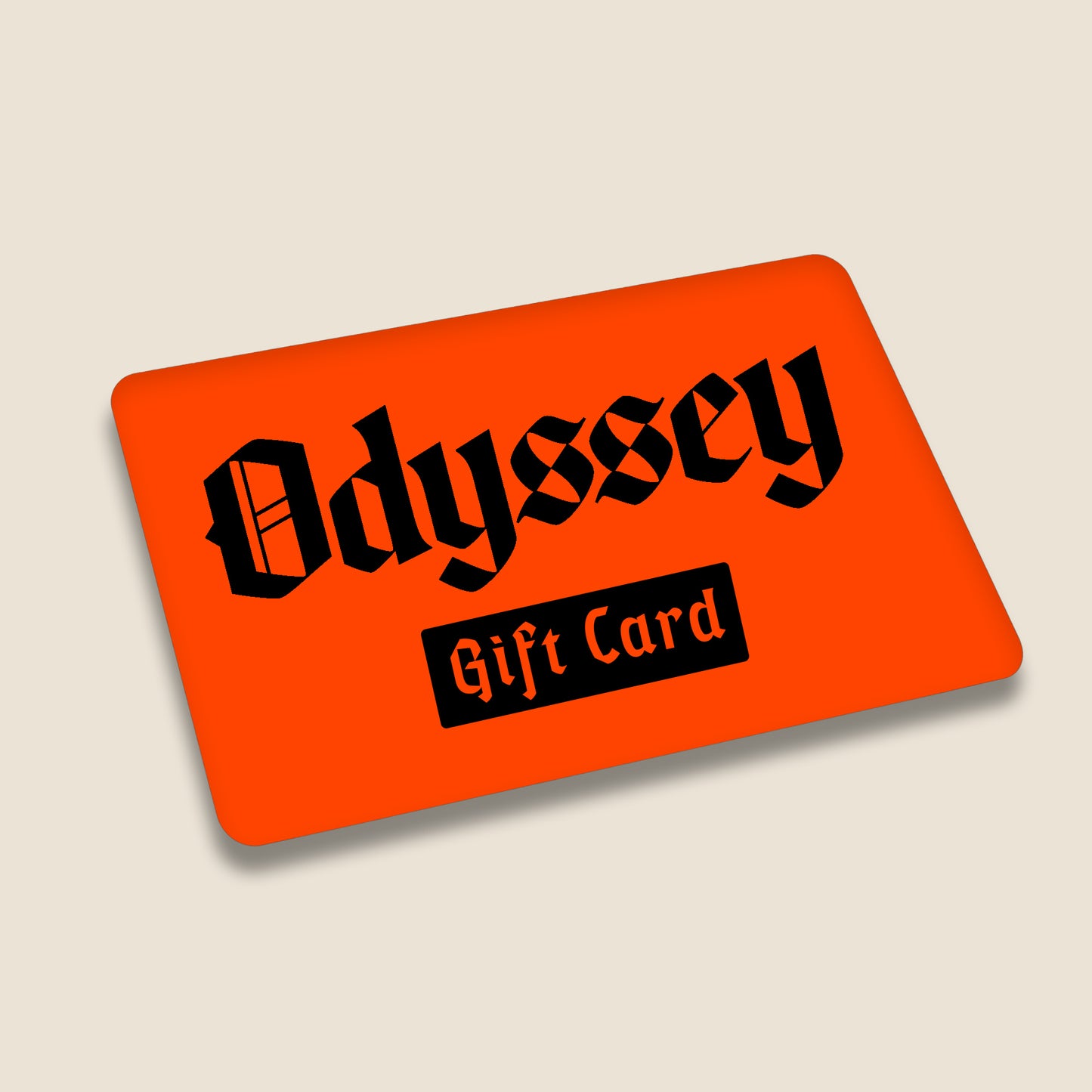 Odyssey gift card